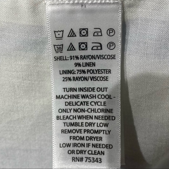 Joie NWT Chambray Blue & White Vertical Stripes Size 10 - Picture 8 of 11